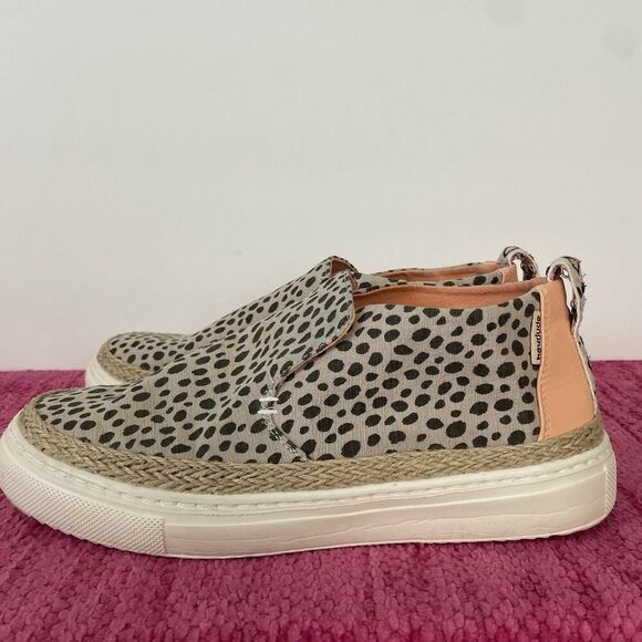 Hey Dude Peyton Slip On Sneakers Shoes Cheetah Beige Size 8 - Picture 4 of 10